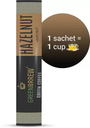 GreenBrrew Instant Natural Green Coffee Beverage Mix, Hazelnut Instant Coffee (2 x 30 g, Hazelnut Flavoured) GreenBrrew Instant Natural Green Coffee Beverage Mix, Hazelnut Instant Coffee (2 x 30 g, Hazelnut Flavoured)